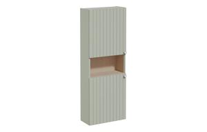 VitrA Root Groove 55cm 2 Door Semi-Tall Unit (LH Hinge) - Matt Retro Green